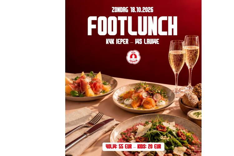 Footlunch 18/10 vs. WS Lauwe